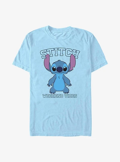 Disney Lilo & Stitch Weekend Vibes Stitch T-Shirt