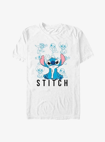 Disney Lilo & Stitch Stitch Poses T-Shirt