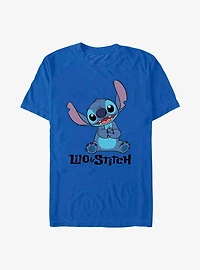 Disney Lilo & Stitch Sitting Stitch Logo T-Shirt