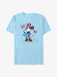 Disney Minnie Mouse Stars Strips and Bows T-Shirt