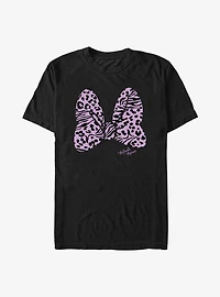 Disney Minnie Mouse Animal Print Bow T-Shirt
