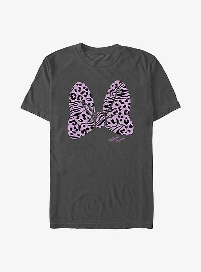 Disney Minnie Mouse Animal Print Bow T-Shirt