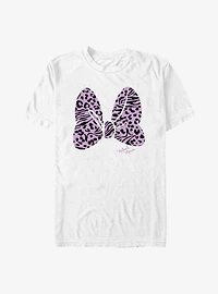Disney Minnie Mouse Animal Print Bow T-Shirt