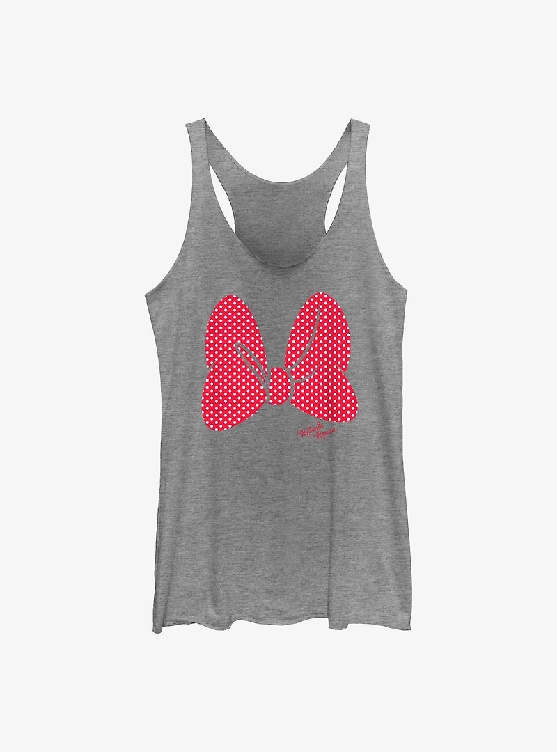 Disney Minnie Mouse Polka Dots Bow Girls Tank