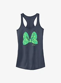 Disney Minnie Mouse Leopard Print Bow Girls Tank