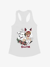 Studio Ghibli Princess Mononoke Wolf Princess Girls Tank