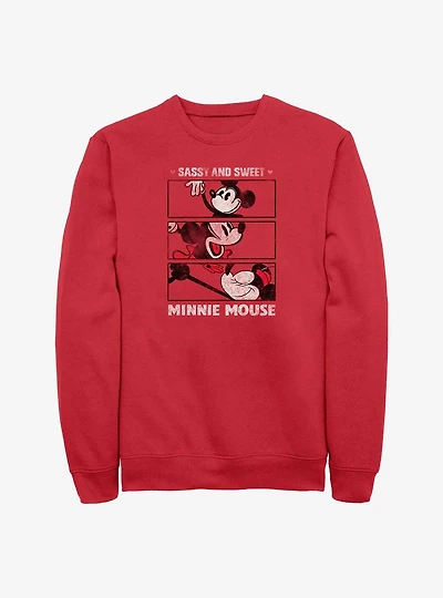 Disney100 Sassy And Sweet Minnie Mouse Sweatshirt