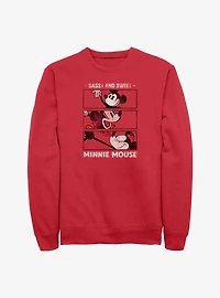 Disney100 Sassy And Sweet Minnie Mouse Sweatshirt
