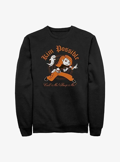 Disney Kim Possible Call Me Beep Me Haunt Sweatshirt