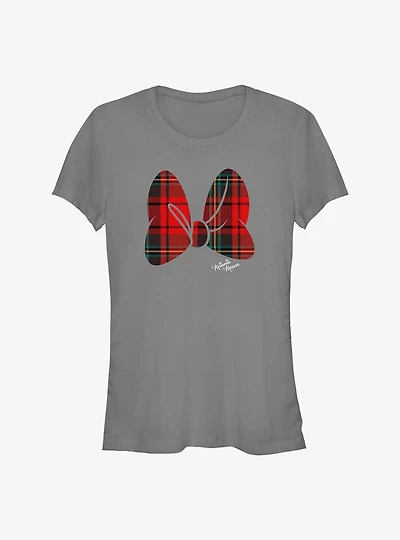 Disney Minnie Mouse Merry Christmas Bow Girls T-Shirt