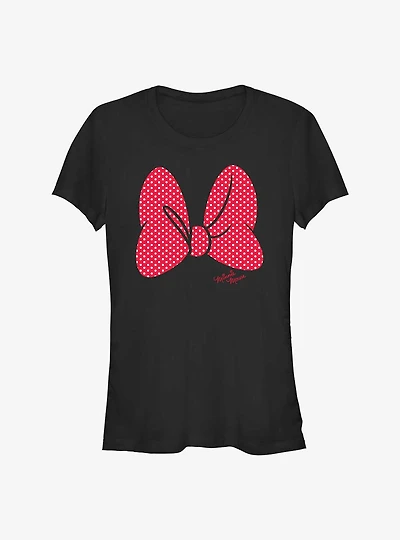 Disney Minnie Mouse Polka Dots Bow Girls T-Shirt