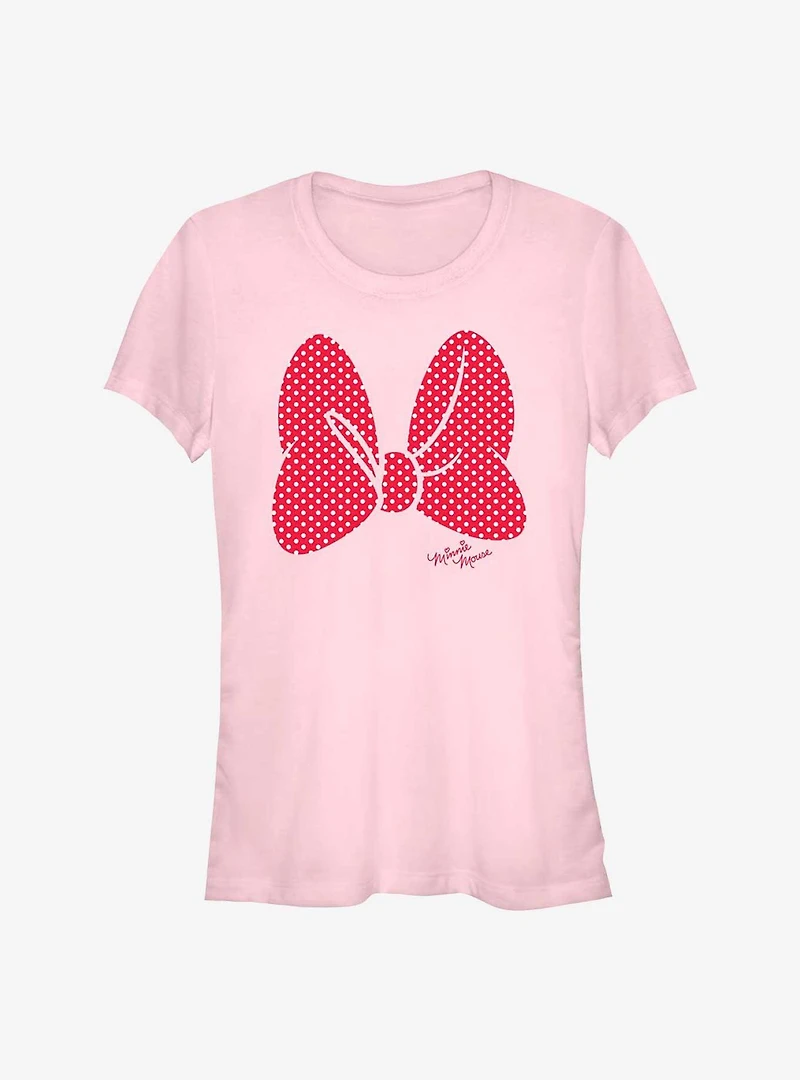 Disney Minnie Mouse Polka Dots Bow Girls T-Shirt