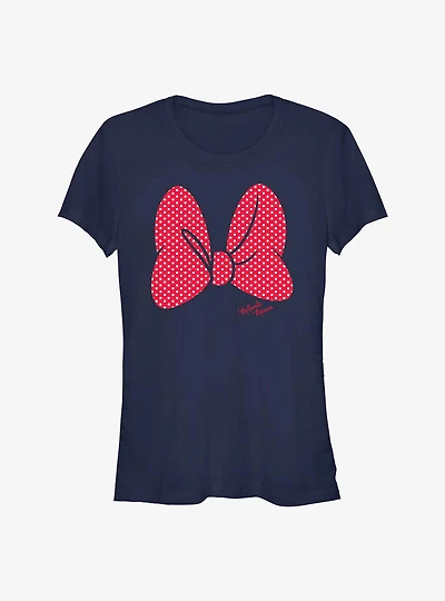 Disney Minnie Mouse Polka Dots Bow Girls T-Shirt
