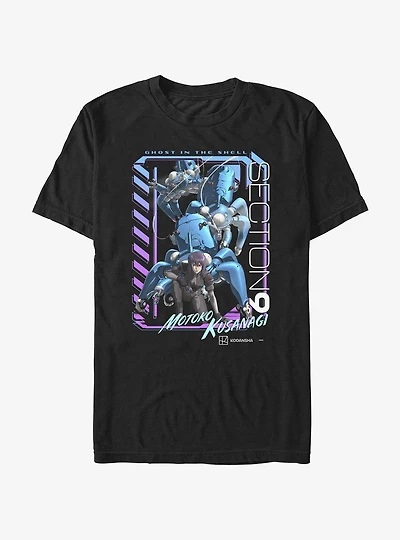 Ghost in the Shell Section 9 Motoko Kusanagi T-Shirt