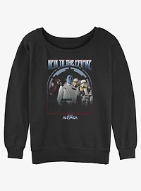 Star Wars Ahsoka Grand Admiral Thrawn Heir To The Empire Girls Slouchy Sweatshirt