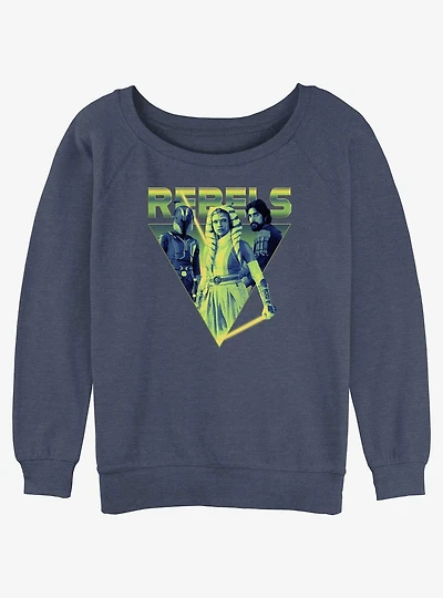 Star Wars Ahsoka Rebels Sabine Ahsoka Ezra Girls Slouchy Sweatshirt
