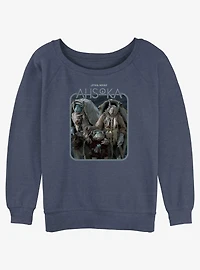 Star Wars Ahsoka The Noti Girls Slouchy Sweatshirt