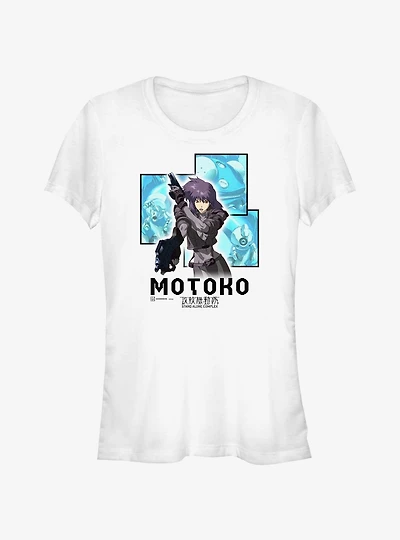 Ghost in the Shell Major Motoko Portrait Girls T-Shirt