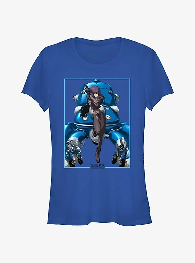 Ghost in the Shell Motoko Guns Tachikoma Poster Girls T-Shirt