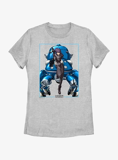 Ghost the Shell Motoko Guns Tachikoma Poster Womens T-Shirt