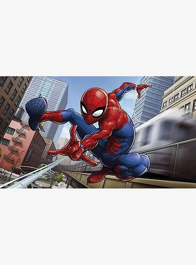 Marvel Spider-Man Blue Peel & Stick Wallpaper Mural