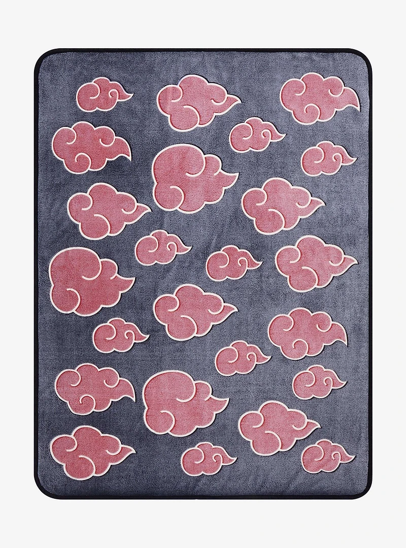 Naruto Shippuden Akatsuki Cloud Glow-in-the-Dark Blanket and Pillow
