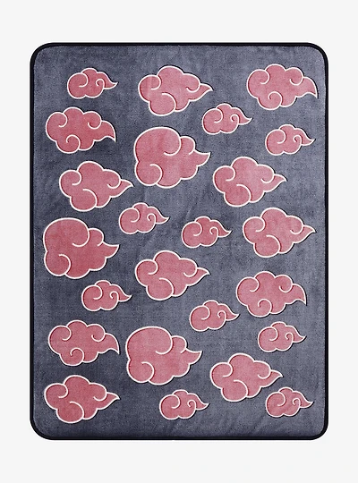 Naruto Shippuden Akatsuki Cloud Glow-in-the-Dark Blanket and Pillow