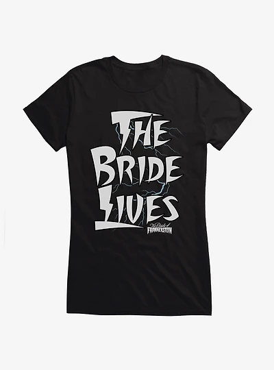 Bride Of Frankenstein The Bride Lives Girls T-Shirt