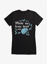 Bride Of Frankenstein Made Me From Dead Skull Girls T-Shirt