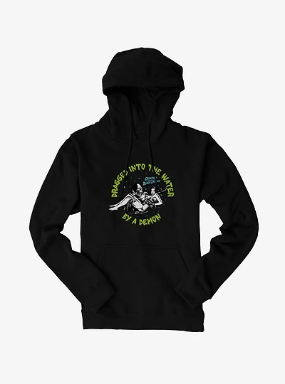 Creature From The Black Lagoon Dragged Into The Water Hoodie