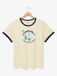 Her Universe Disney Cinderella Icon Ringer Women's Plus T-Shirt — BoxLunch Exclusive