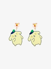 Sanrio Pompompurin Flower Charm Earrings - BoxLunch Exclusive