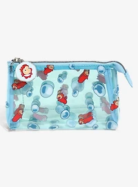 Studio Ghibli Ponyo Bubbles & Ponyo's Siblings Allover Print Cosmetic Bag - BoxLunch Exclusive