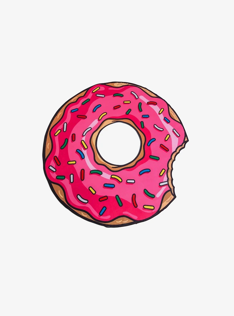 Giant Frosted Donut Beach Towel Blanket