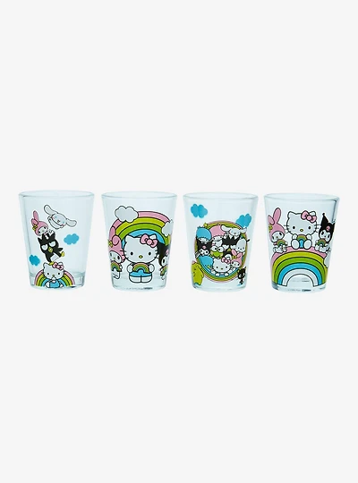 Sanrio Hello Kitty and Friends Rainbow Mini Glass Set