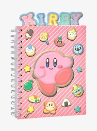 Nintendo Kirby Cookie Allover Print Tab Journal