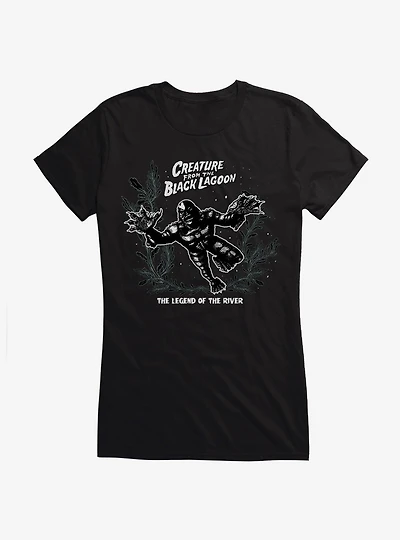 Creature From The Black Lagoon Legend Of The River Girls T-Shirt