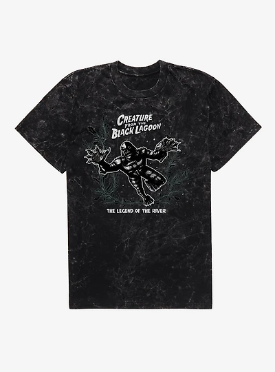 Creature From The Black Lagoon Legend Of The River Mineral Wash T-Shirt