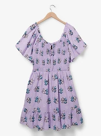 Disney Lilo & Stitch Angel Allover Print Smocked Plus Dress — BoxLunch Exclusive