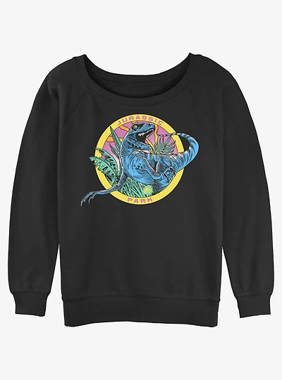 Jurassic Park Park Ranger Girls Slouchy Sweatshirt
