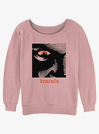 Universal Monsters Dracula I Now Say Obey Girls Slouchy Sweatshirt