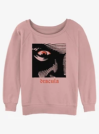 Universal Monsters Dracula I Now Say Obey Girls Slouchy Sweatshirt
