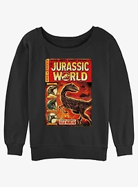 Jurassic Park Dino-Mite Tales Girls Slouchy Sweatshirt