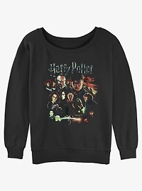 Harry Potter Hogwarts Club Girls Slouchy Sweatshirt