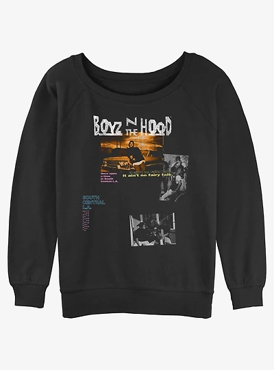 Boyz n the Hood Multi Hit Girls Slouchy Sweatshirt