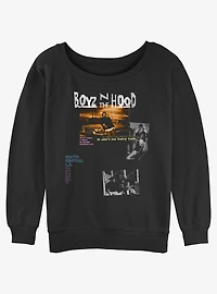 Boyz n the Hood Multi Hit Girls Slouchy Sweatshirt