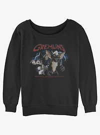 Gremlins Gremlin Storm Girls Slouchy Sweatshirt