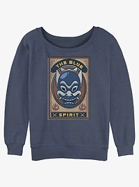Avatar: The Last Airbender The Blue Spirit Poster Girls Slouchy Sweatshirt