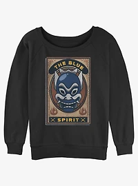 Avatar: The Last Airbender The Blue Spirit Poster Girls Slouchy Sweatshirt