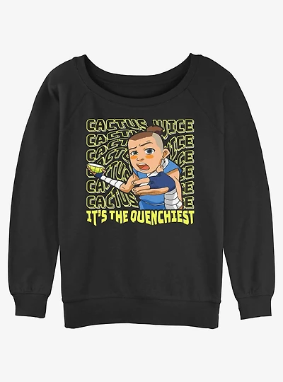Avatar: The Last Airbender Sokka It's The Quenchiest Girls Slouchy Sweatshirt